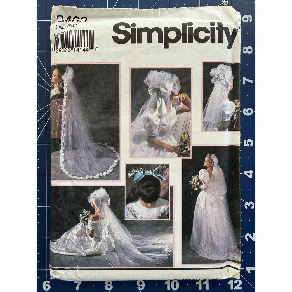Simplicity Pattern 8463 Design Your Own Bridal Veils & Shoe Decorations One Size
